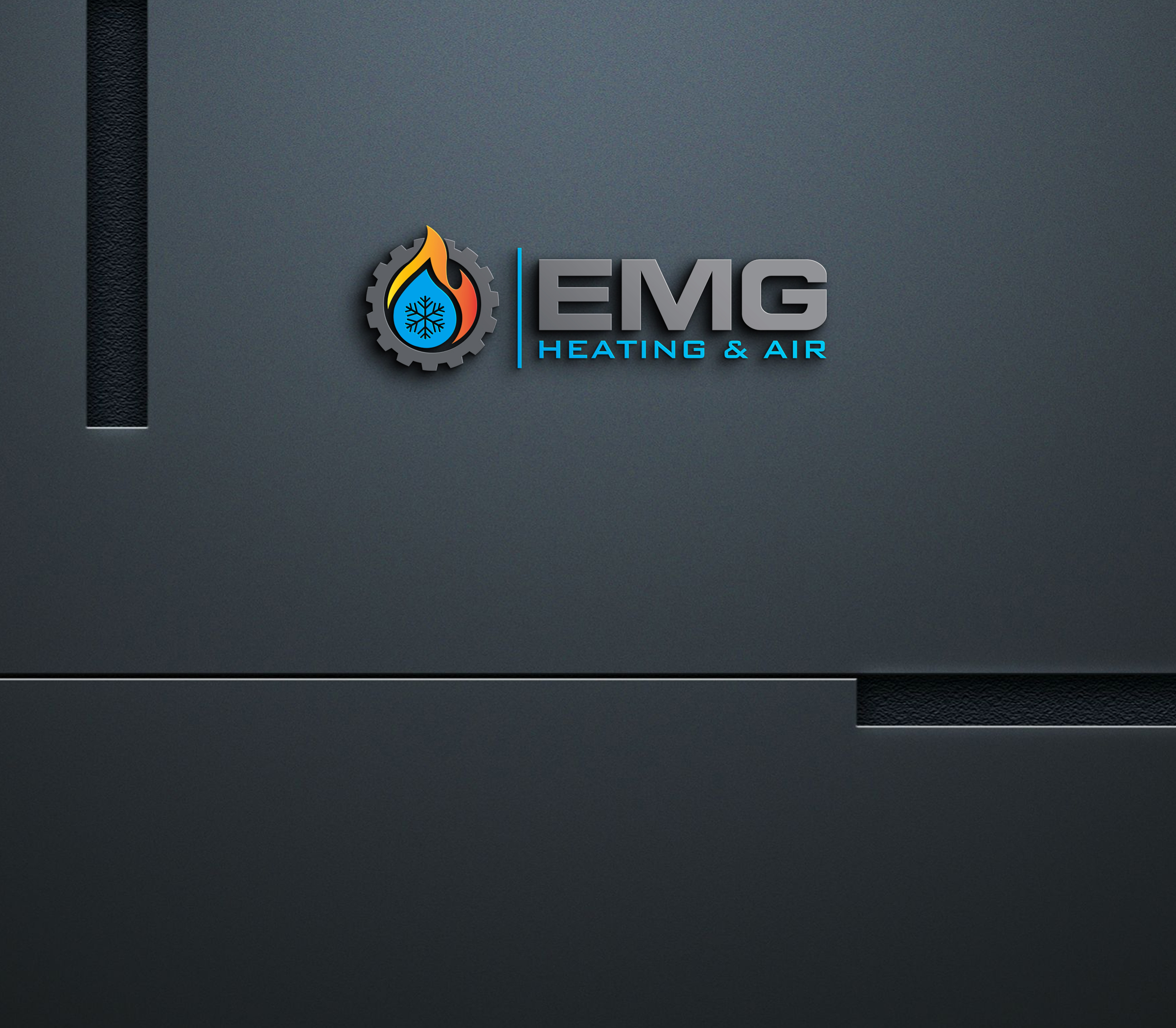 Design de Logo par Nova_Create pour EMG Heating & Air  | Design #33606811