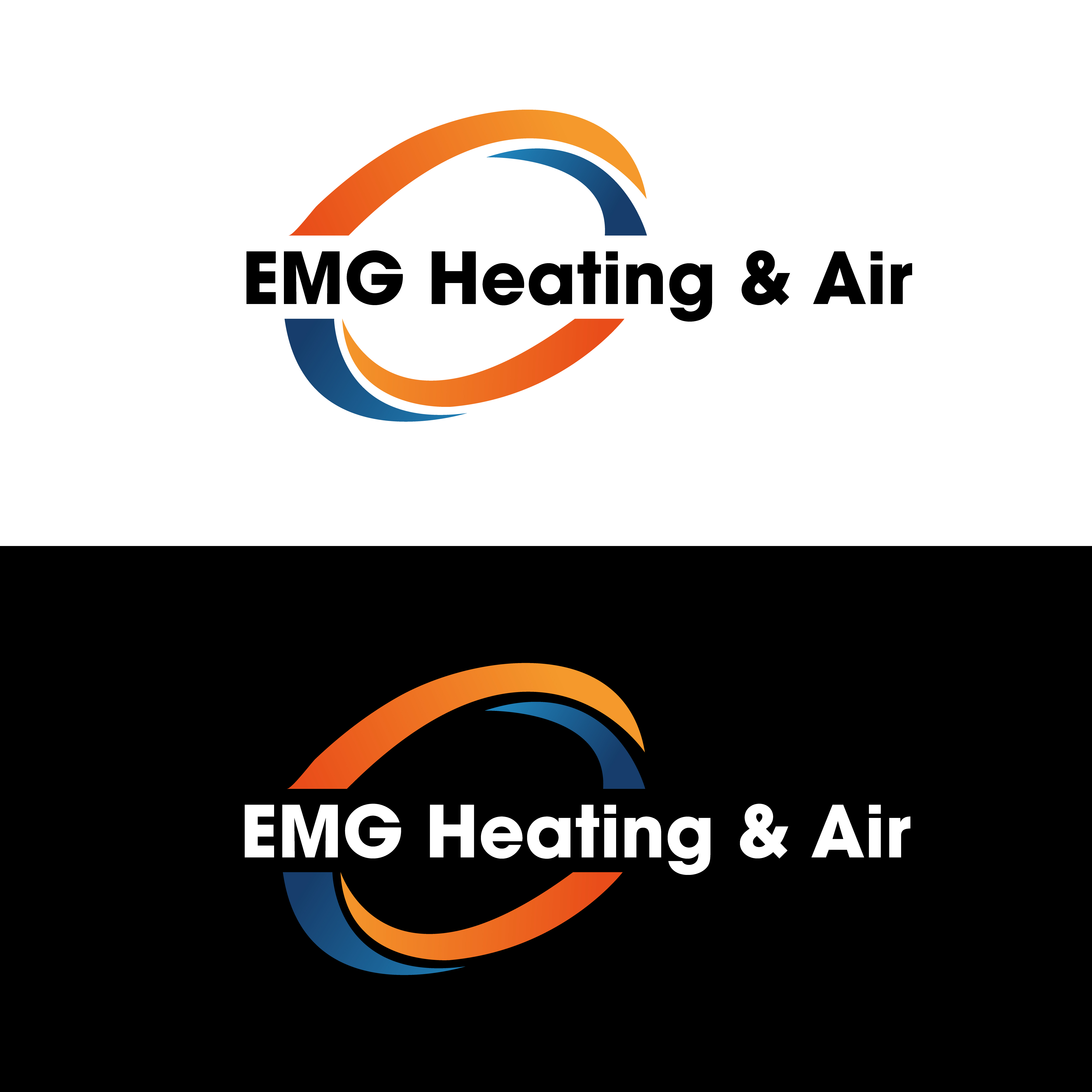 Logo Design by AKTech for EMG Heating & Air  | Design #33614960