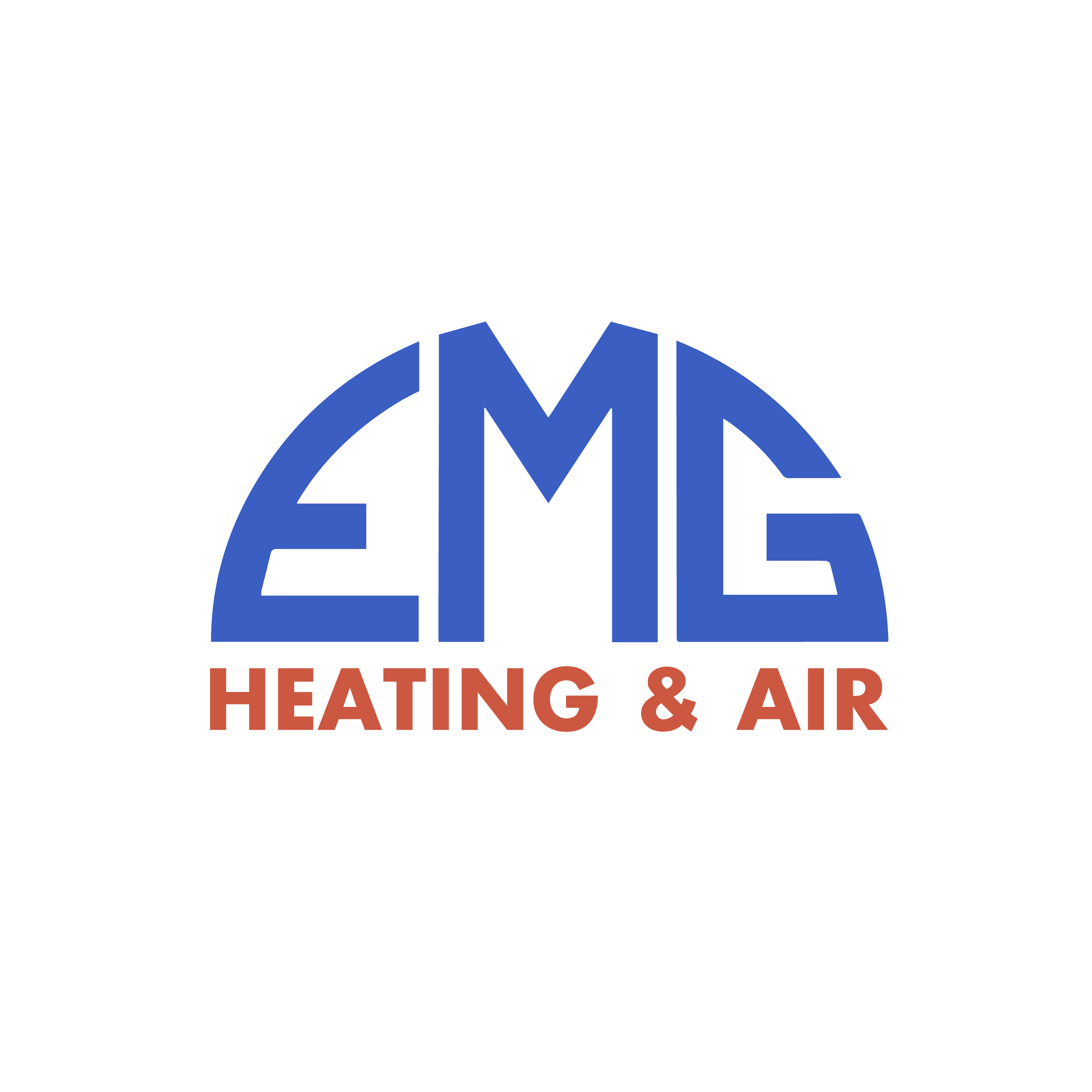 Logo Design by Mir Graphics for EMG Heating & Air  | Design #33604495