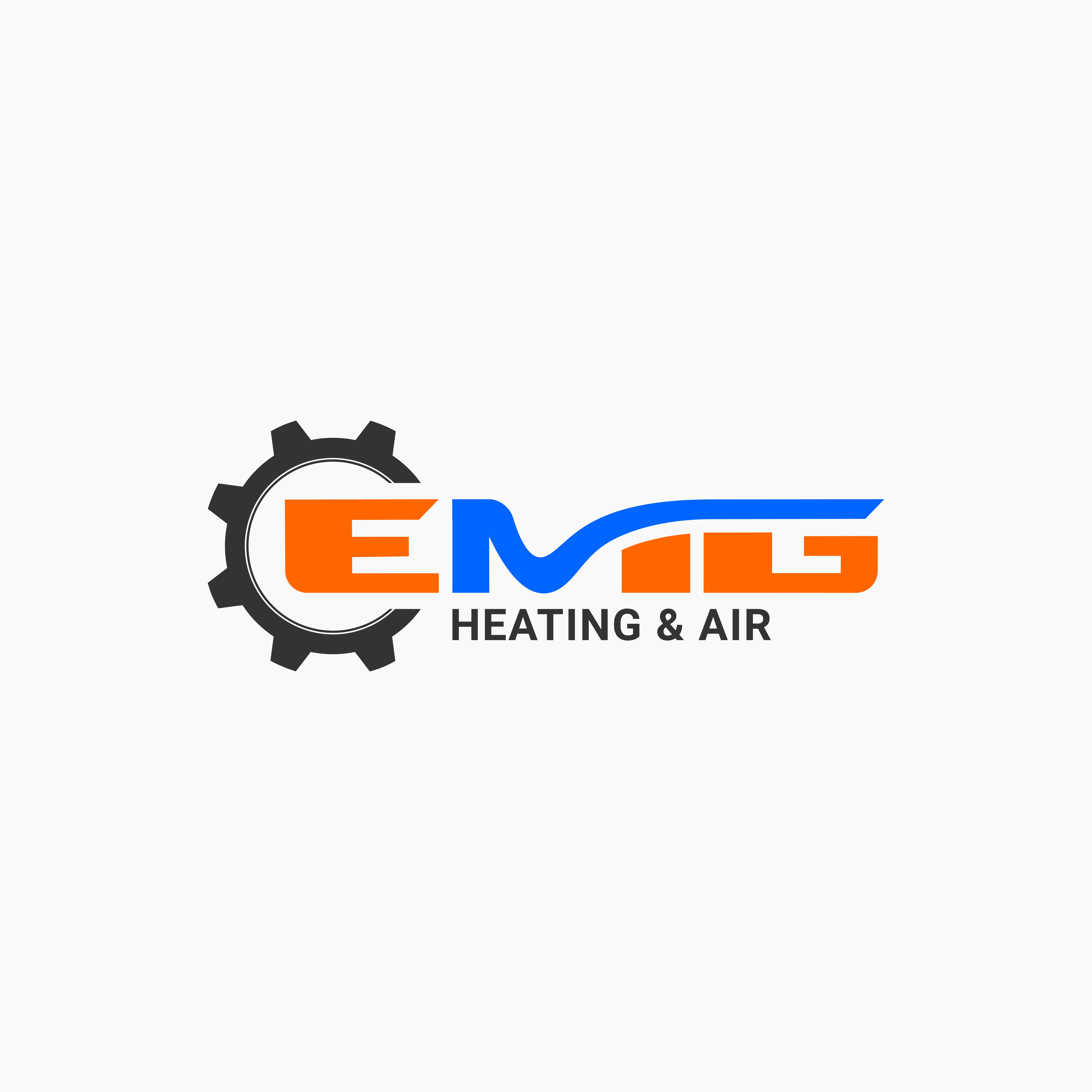 Logo Design by Samsul Bachri for EMG Heating & Air  | Design #33612731