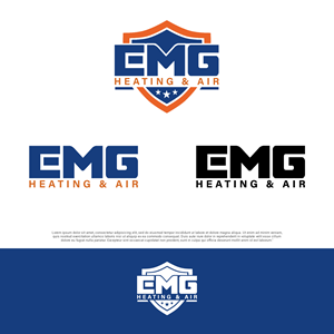 Logo-Design von Rashyy für EMG Heating & Air  | Design: #33647732