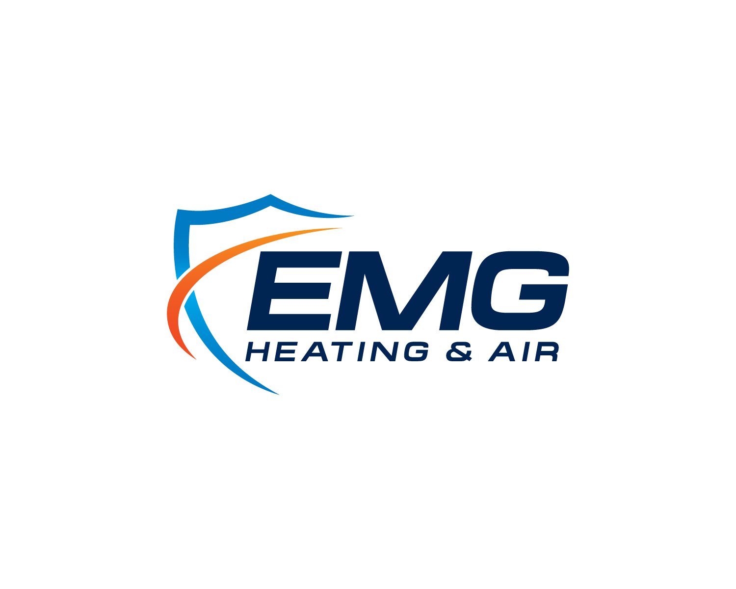 Logo Design by Atec for EMG Heating & Air  | Design #33609116