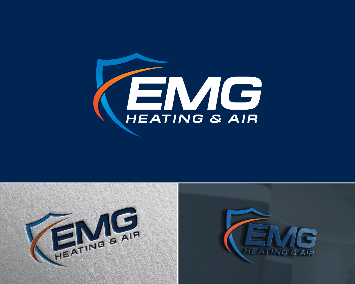 Design de Logo par Atec pour EMG Heating & Air  | Design #33609117