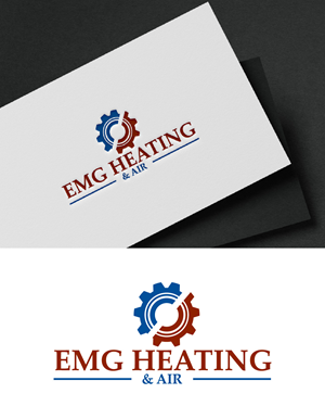 Logo Design by fly  design for EMG Heating & Air  | Design: #33610825