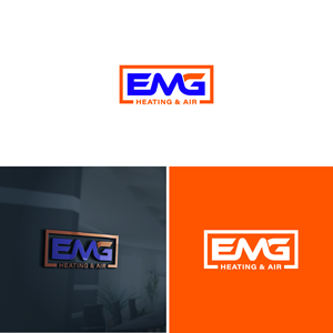 Logo Design by AL-BARAKAH for EMG Heating & Air  | Design: #33604638
