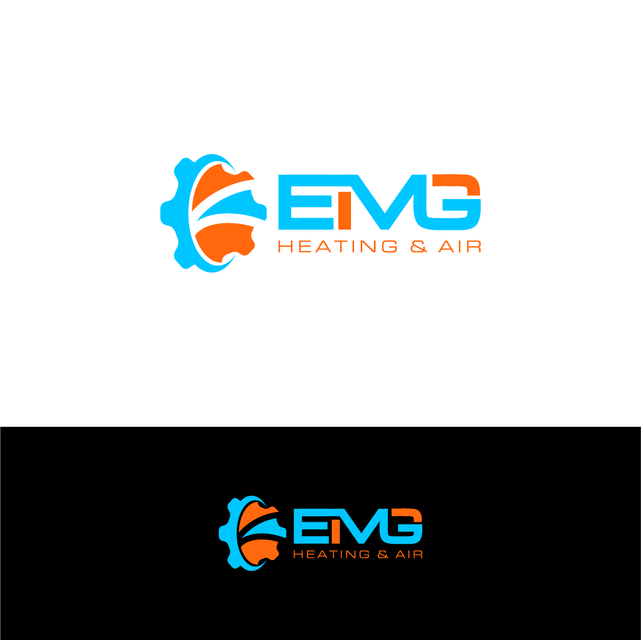 Logo Design by Fauzan Zainal for EMG Heating & Air  | Design #33647523