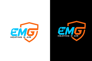 Logo Design by Paras Bali for EMG Heating & Air  | Design: #33647737