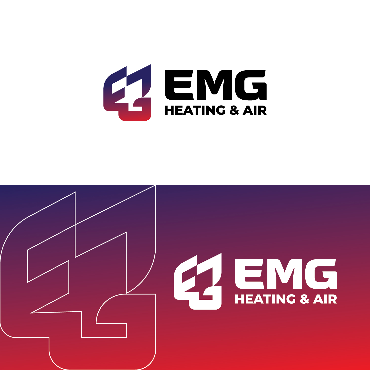 Design de Logo par Maxo-Biz pour EMG Heating & Air  | Design #33605010