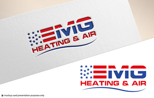 Logo Design by Rubia@ for EMG Heating & Air  | Design: #33624128