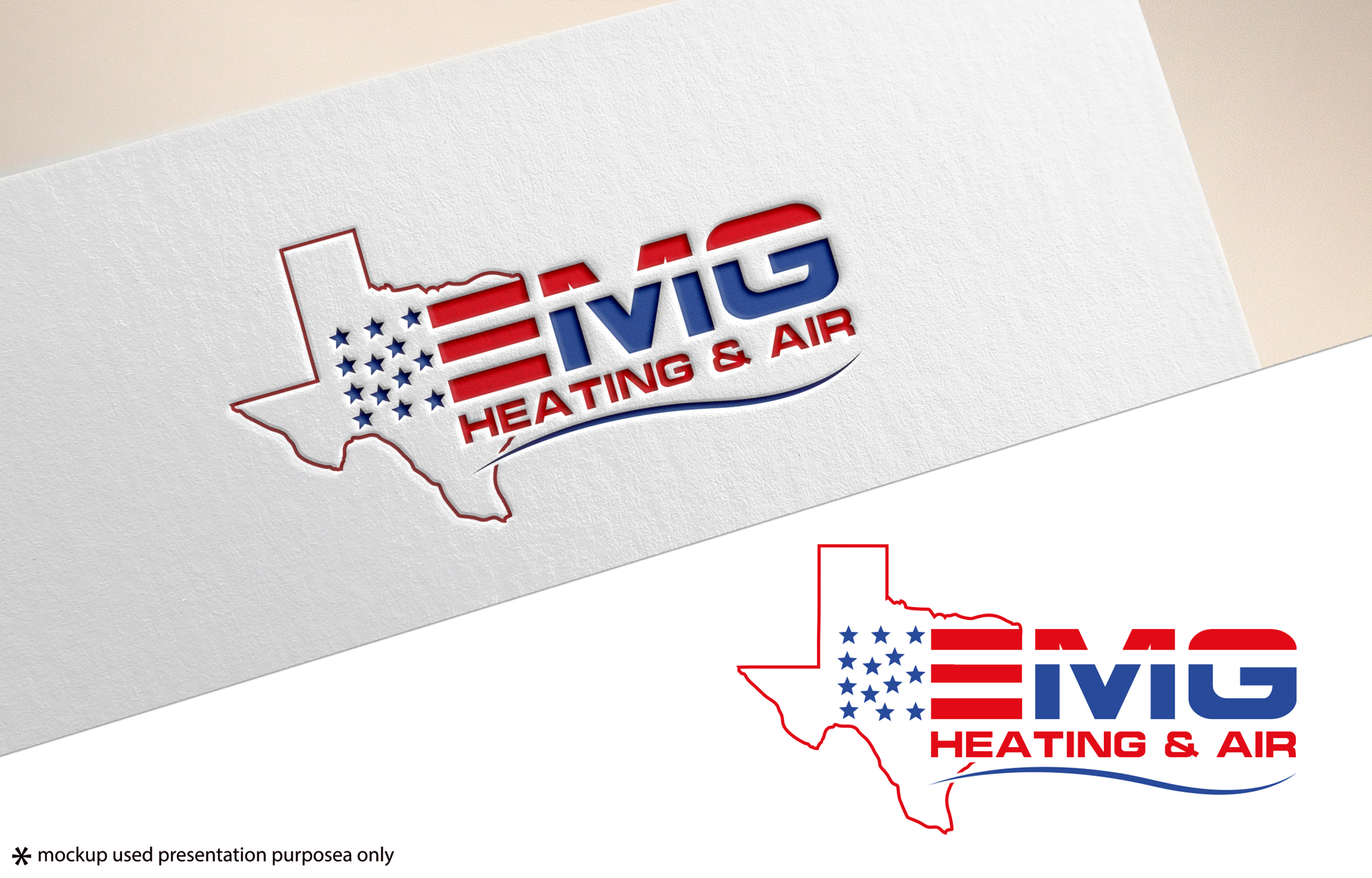 Logo Design by Rubia@ for EMG Heating & Air  | Design #33624303