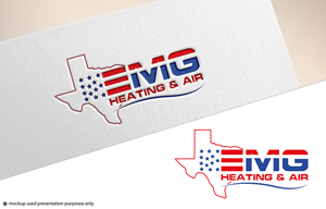 Logo Design by Rubia@ for EMG Heating & Air  | Design: #33624303