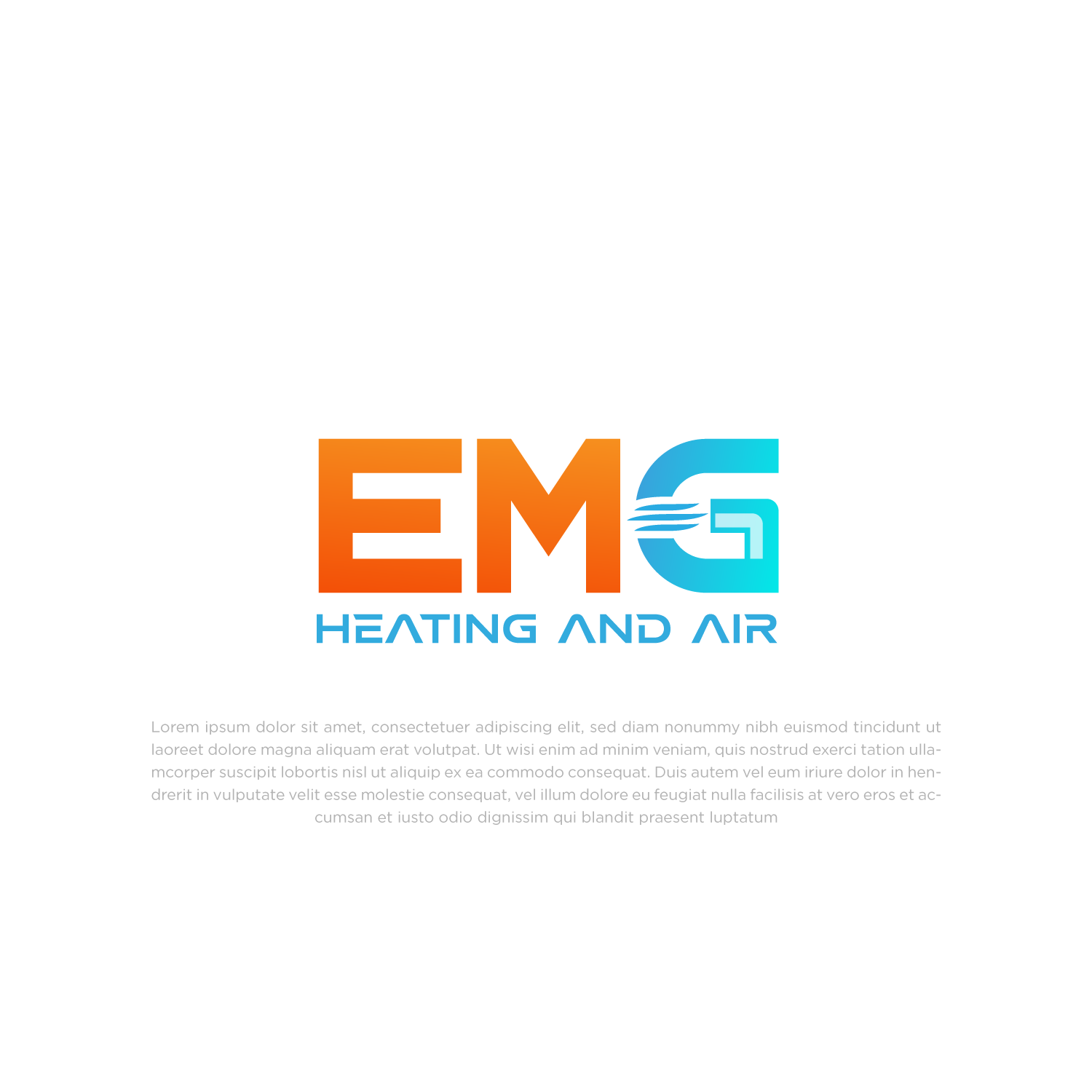 Logo Design by Abdul 20 for EMG Heating & Air  | Design #33606210
