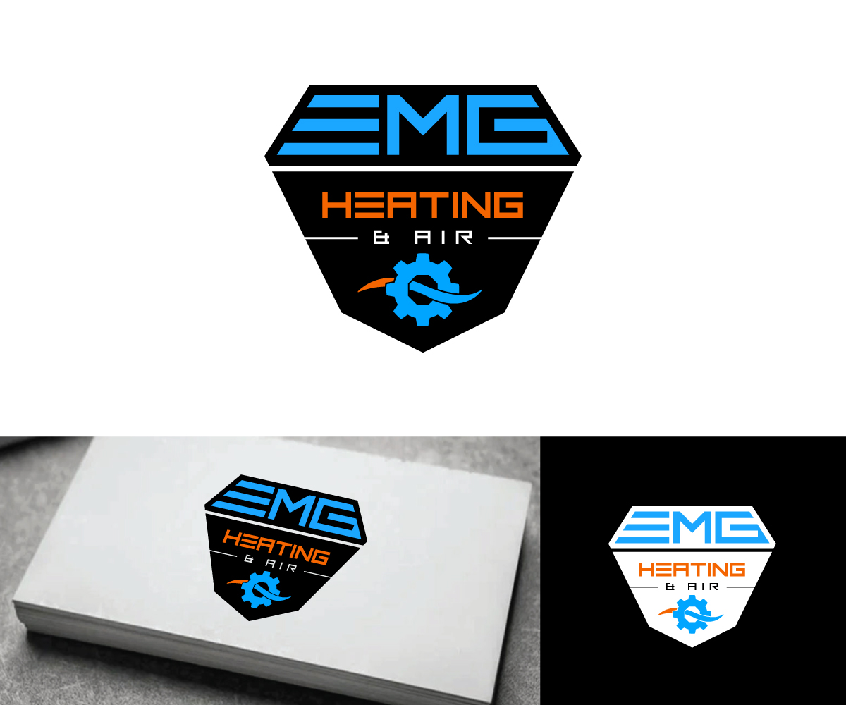 Logo Design by Ansh Design for EMG Heating & Air  | Design #33610082