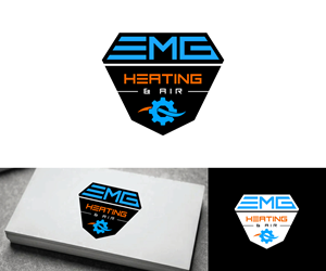Logo Design by Ansh Design for EMG Heating & Air  | Design: #33610082