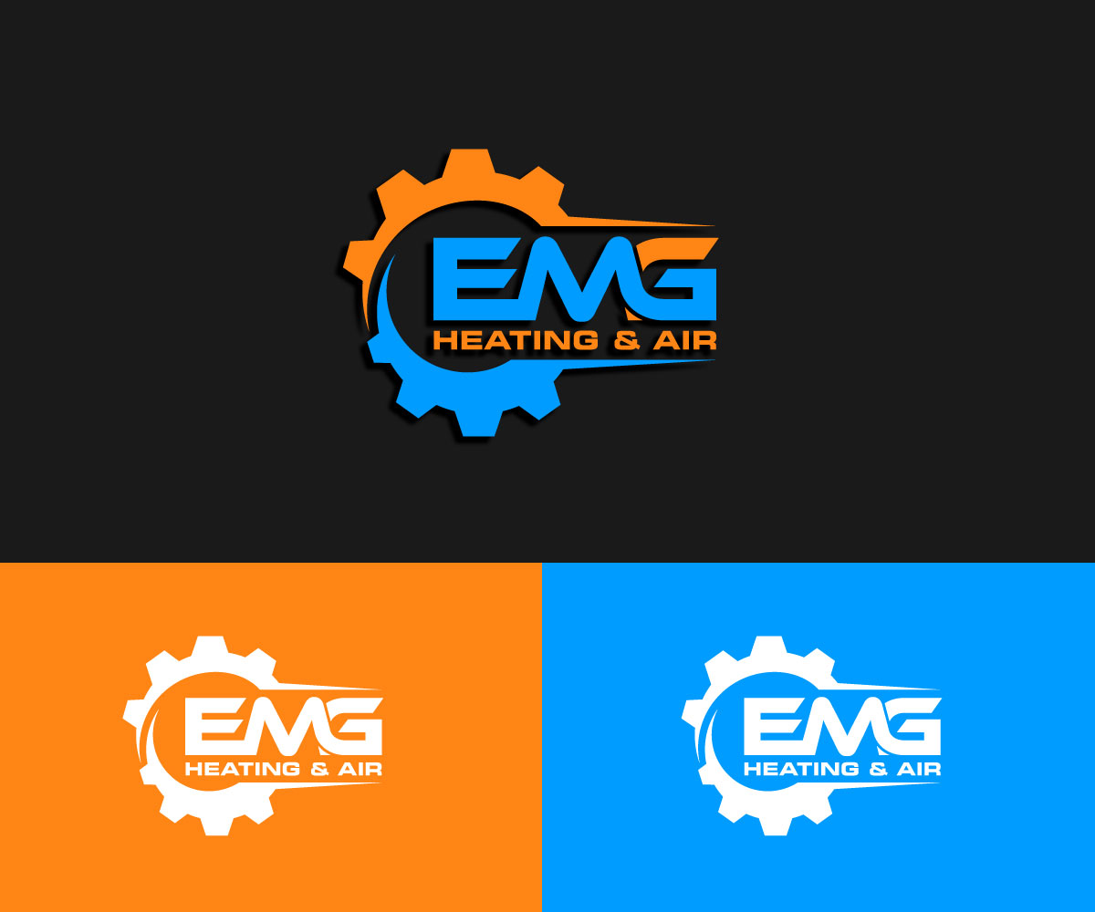 Logo Design by Ansh Design for EMG Heating & Air  | Design #33610084