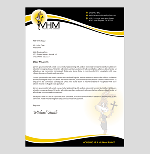 Letterhead Design by sadikul islam for Messiah Reigns Church Los Angeles | Design: #33621370