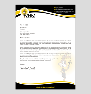 Letterhead Design by sadikul islam for Messiah Reigns Church Los Angeles | Design: #33630304