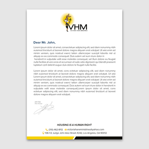 Letterhead Design by WellDesign for Messiah Reigns Church Los Angeles | Design: #33606442