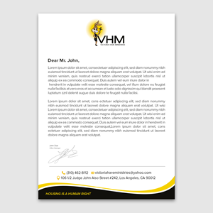 Letterhead Design by WellDesign for Messiah Reigns Church Los Angeles | Design: #33606445