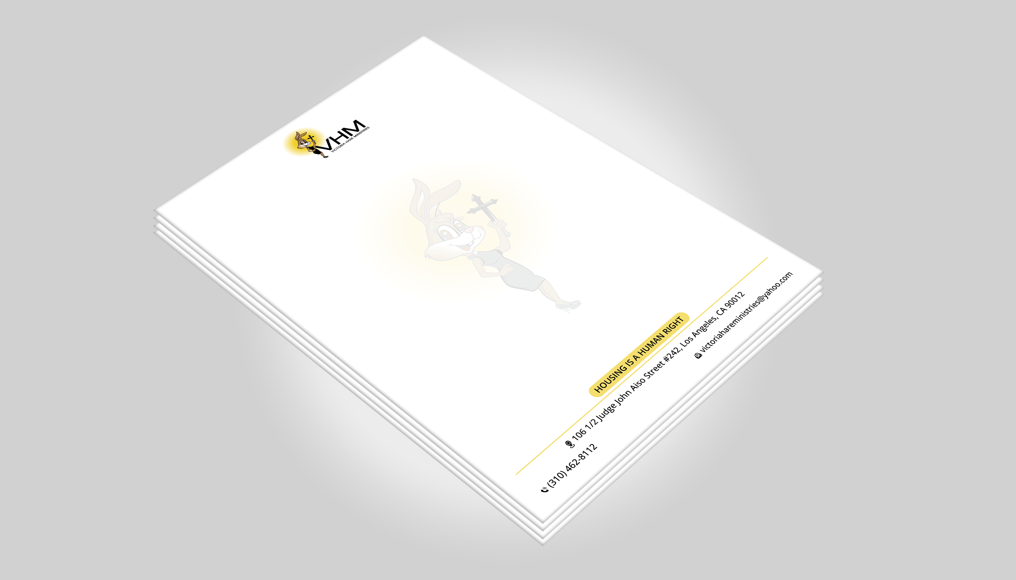 Letterhead Design by DesignerShahadat for Messiah Reigns Church Los Angeles | Design #33606728