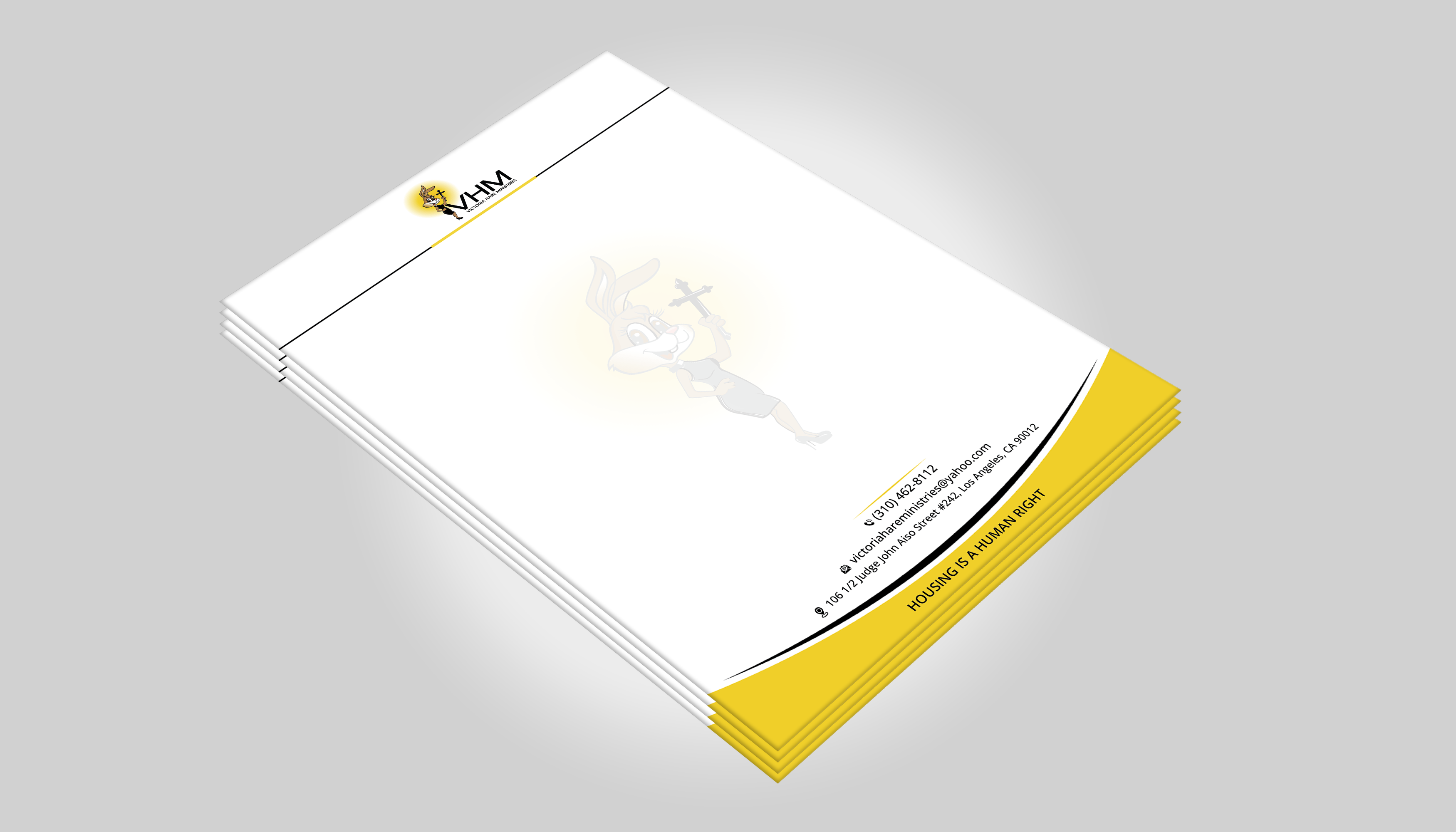 Diseño de Membrete por DesignerShahadat para Messiah Reigns Church Los Angeles | Diseño #33606799