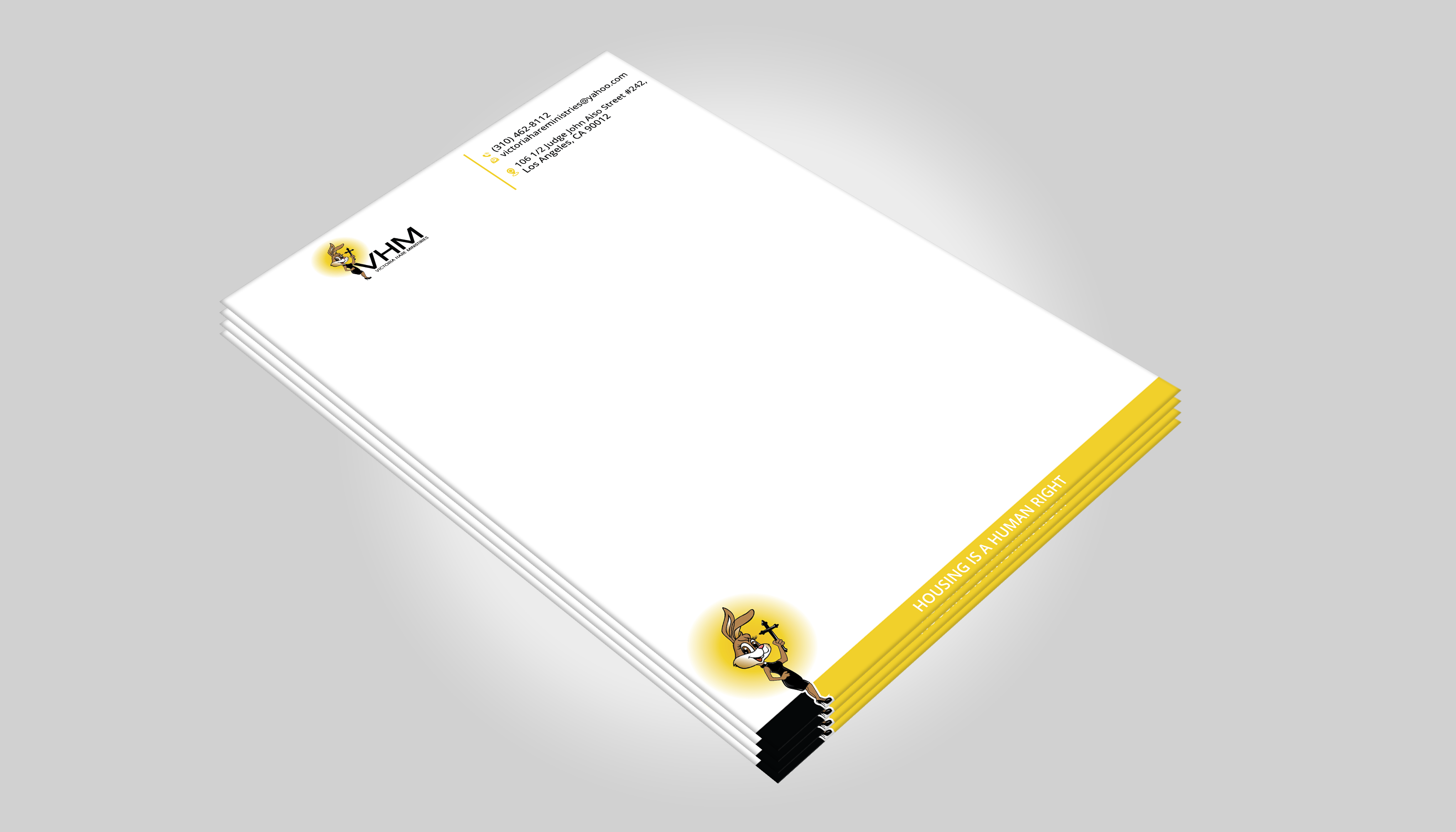 Letterhead Design by DesignerShahadat for Messiah Reigns Church Los Angeles | Design #33607063