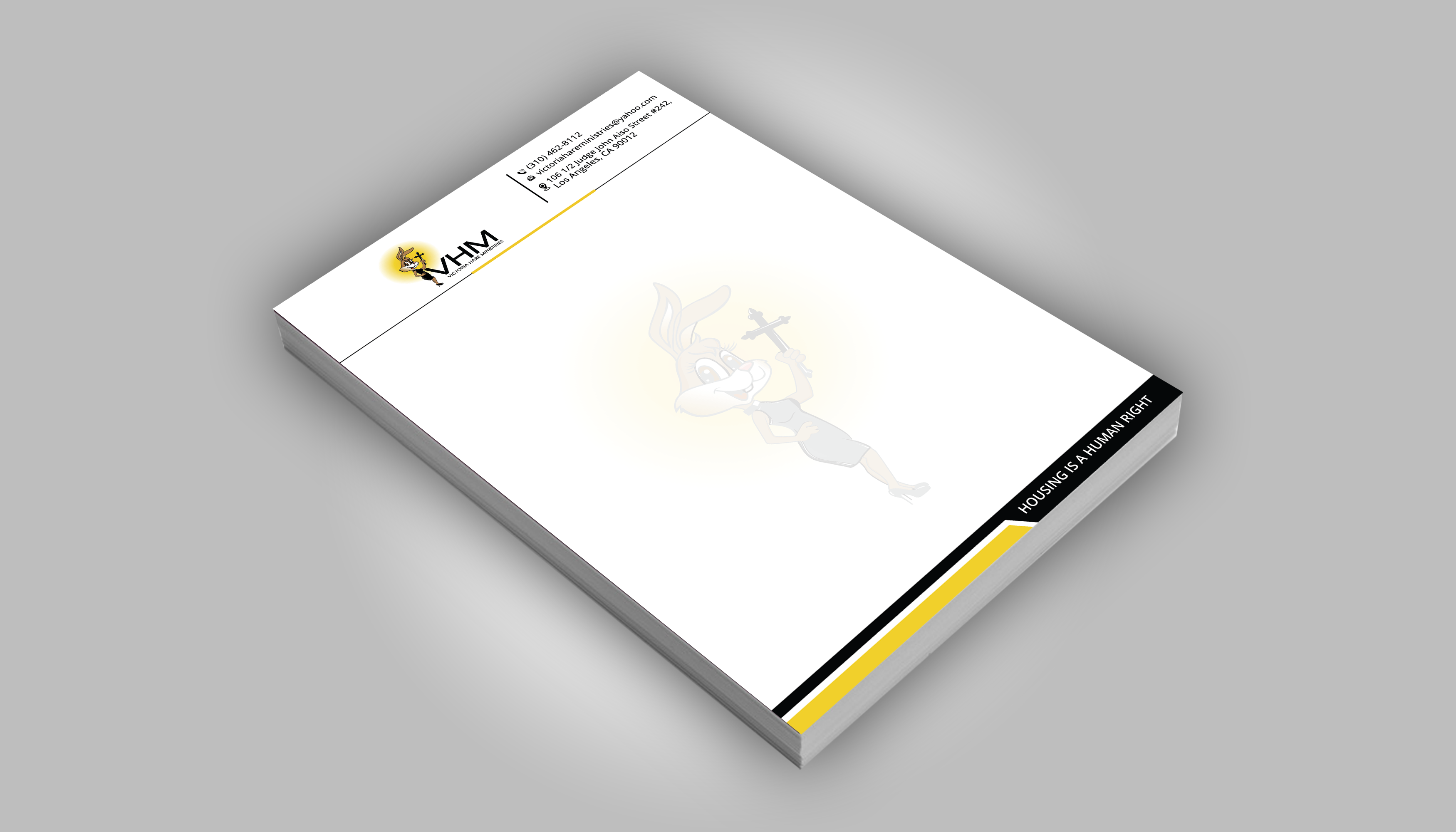 Letterhead Design by DesignerShahadat for Messiah Reigns Church Los Angeles | Design #33611640