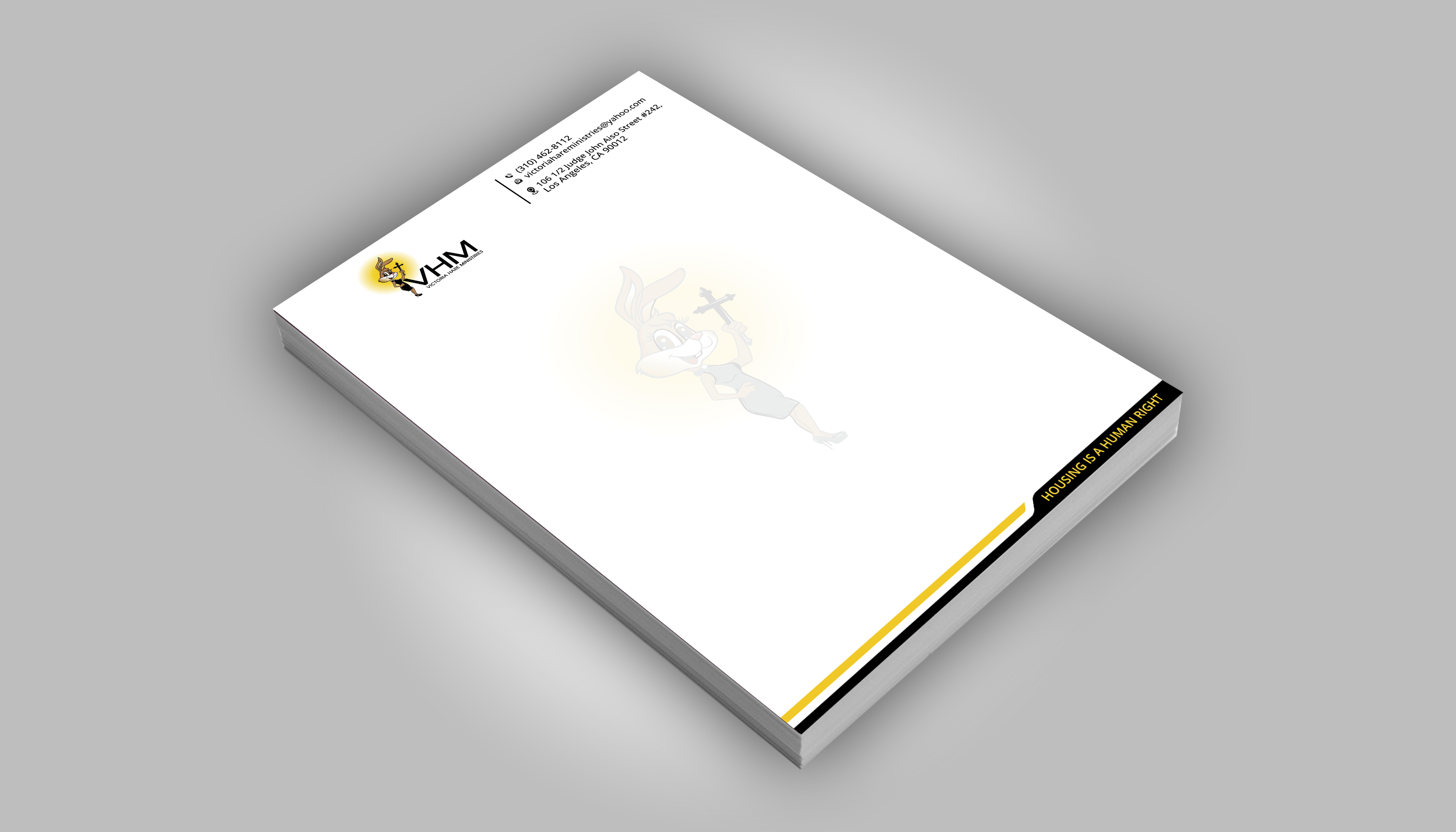 Letterhead Design by DesignerShahadat for Messiah Reigns Church Los Angeles | Design #33611731