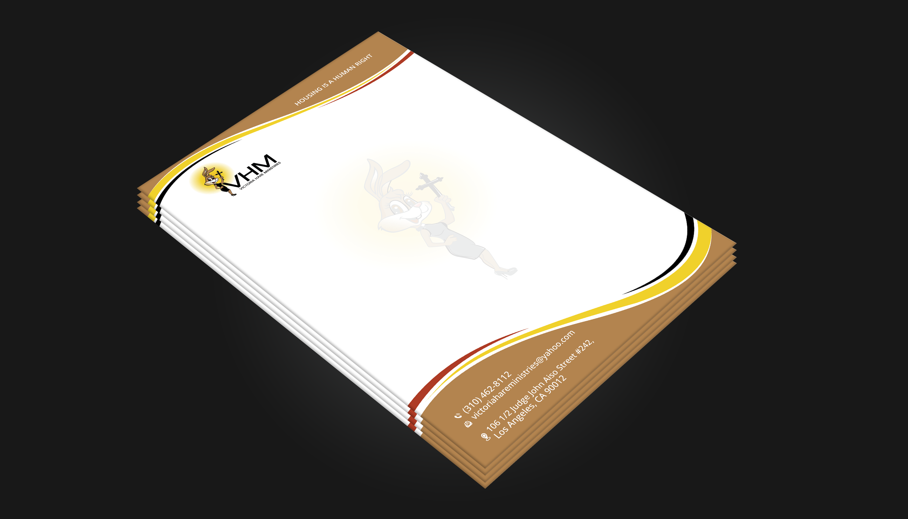 Letterhead Design by DesignerShahadat for Messiah Reigns Church Los Angeles | Design #33611732