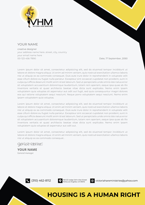 Letterhead Design by Tofayel Ahmed Nasim for Messiah Reigns Church Los Angeles | Design: #33608304