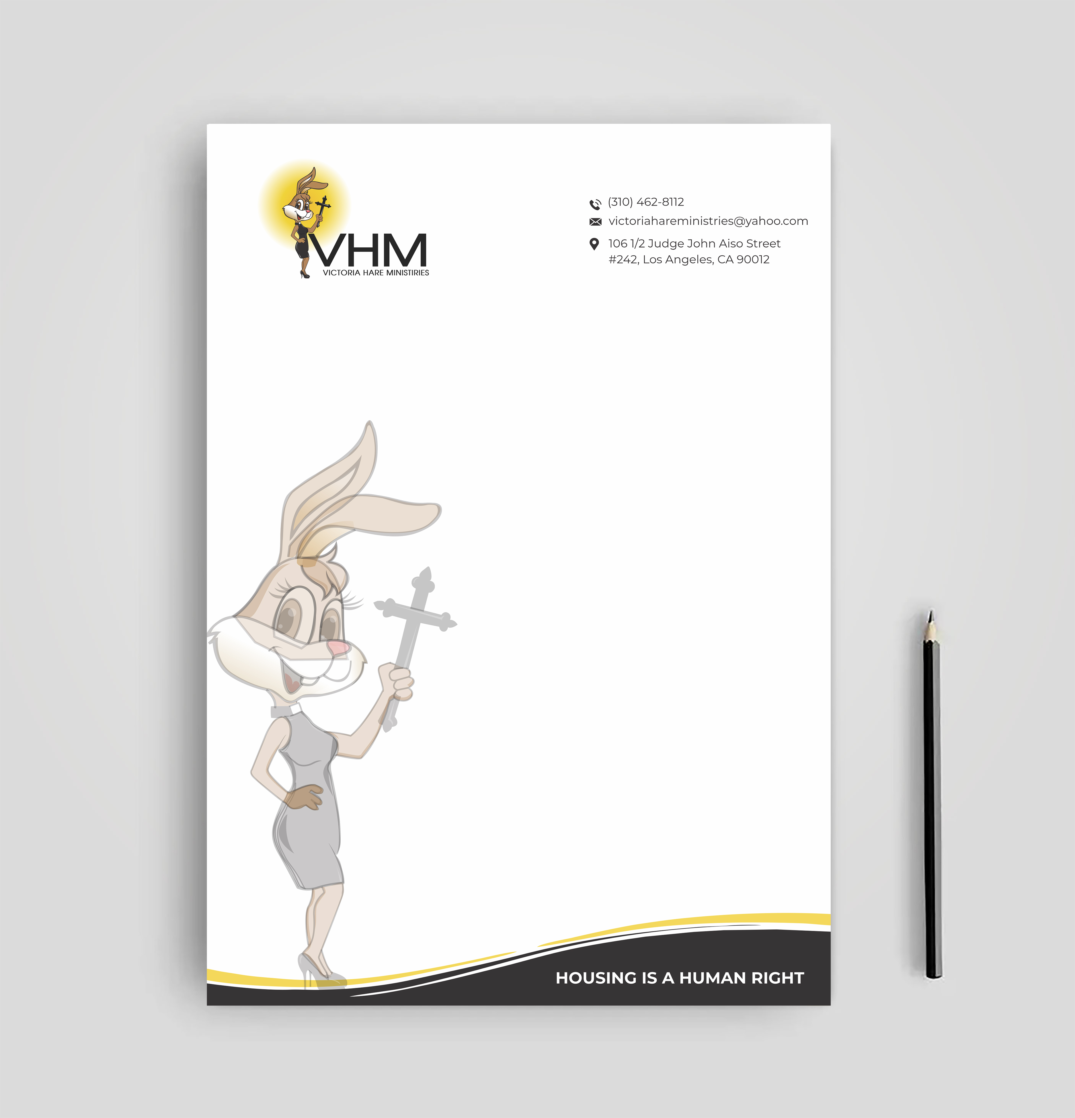 Letterhead Design by designer1975 for Messiah Reigns Church Los Angeles | Design #33616029