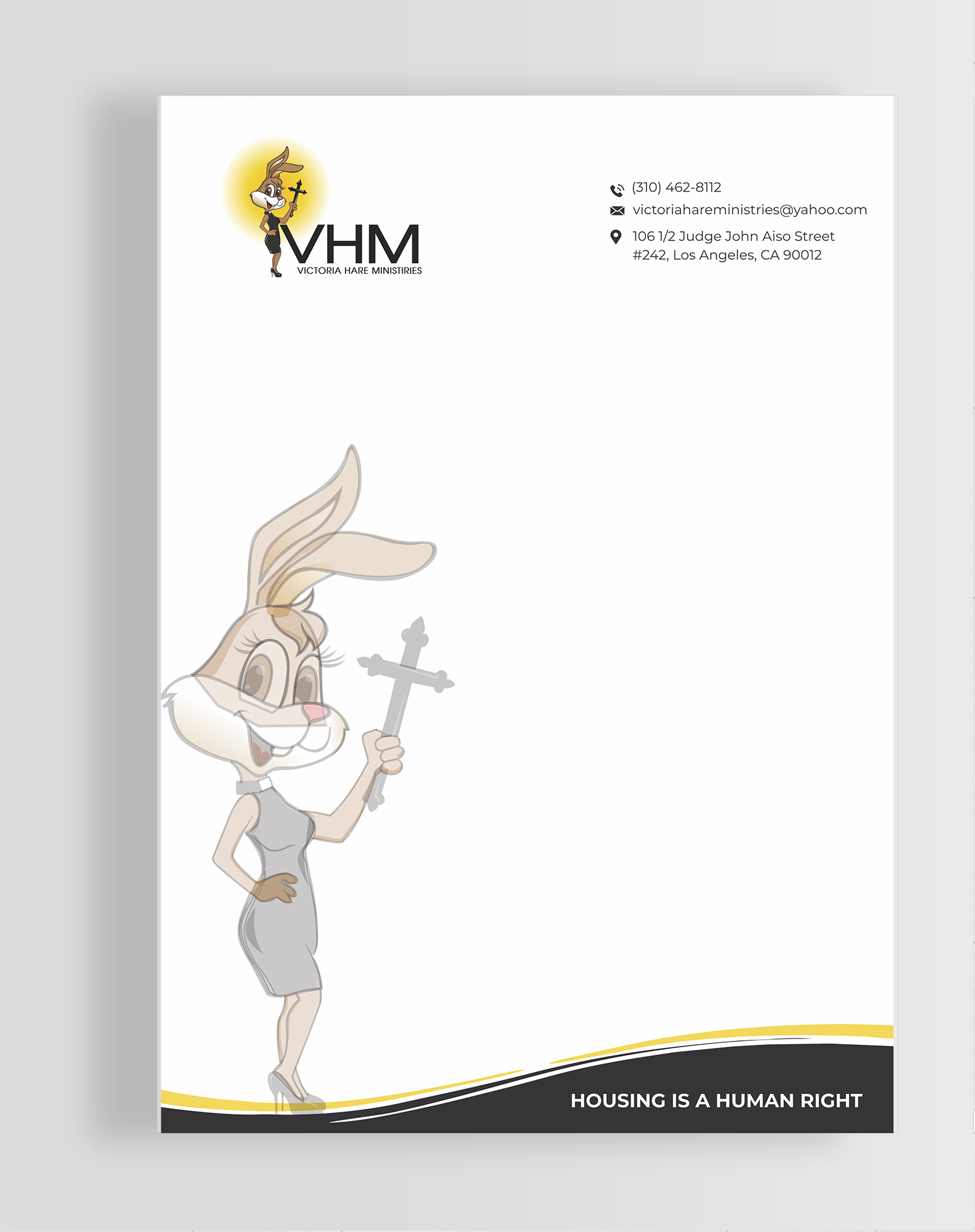 Letterhead Design by freelancer75 for Messiah Reigns Church Los Angeles | Design #33616042