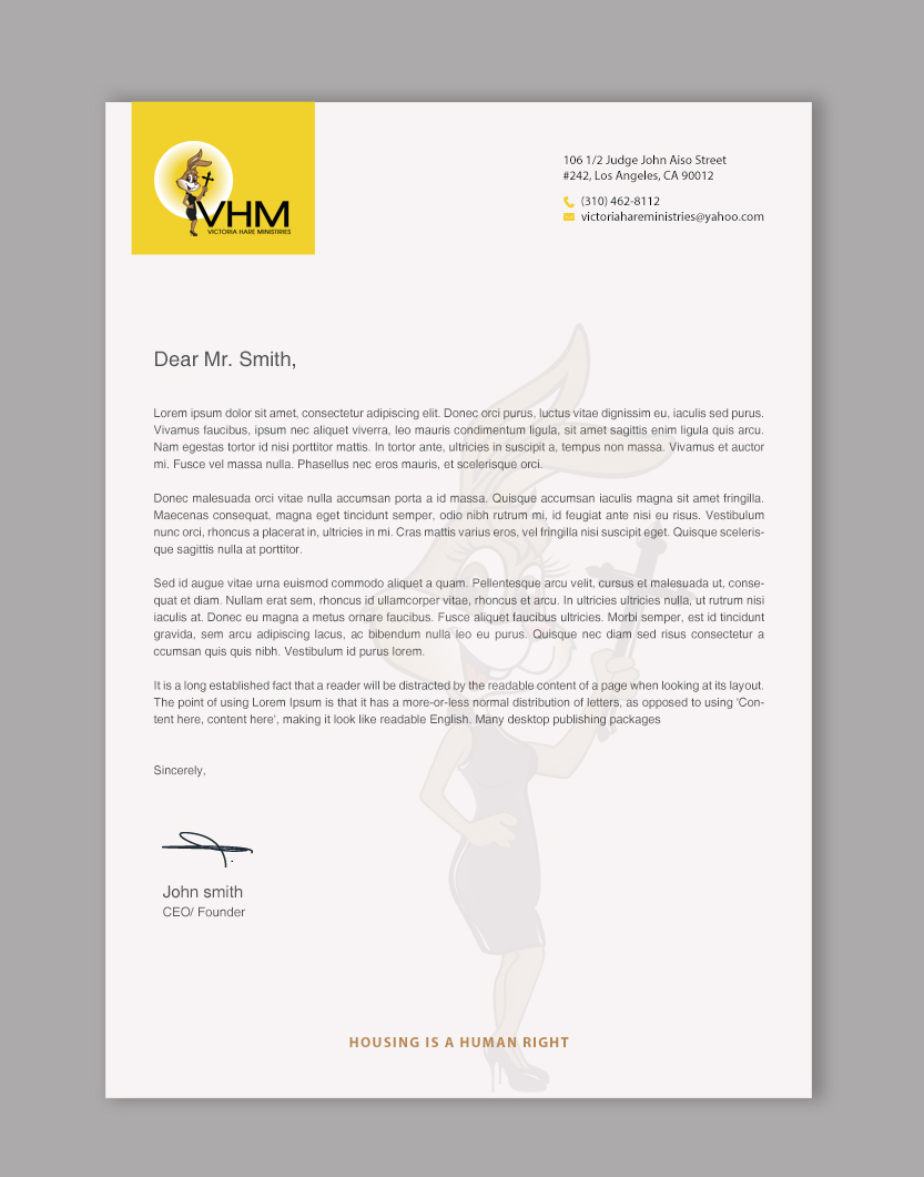 Letterhead Design by chandrayaan.creative for Messiah Reigns Church Los Angeles | Design #33609470
