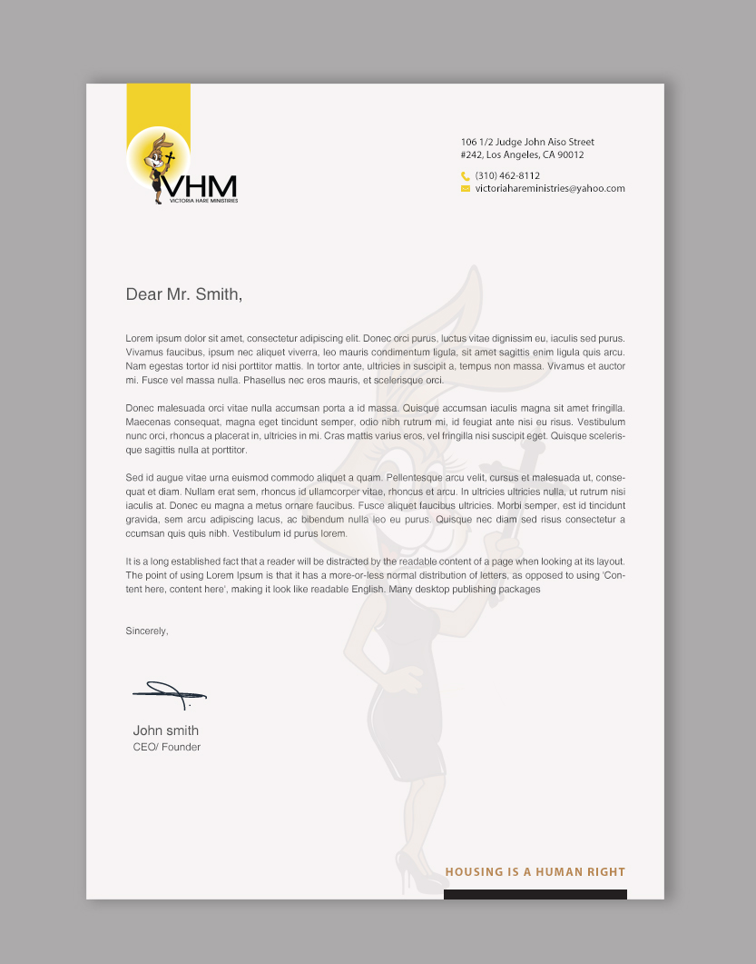 Letterhead Design by chandrayaan.creative for Messiah Reigns Church Los Angeles | Design #33609471