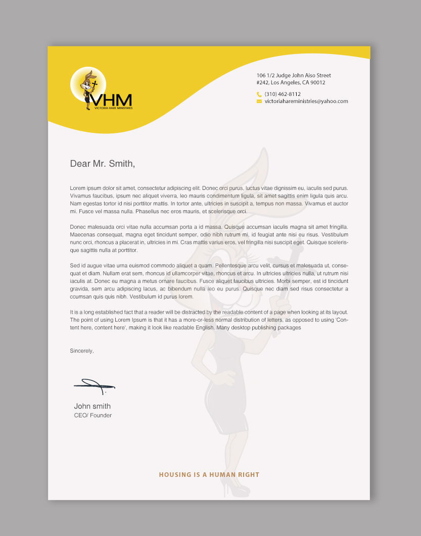 Letterhead Design by chandrayaan.creative for Messiah Reigns Church Los Angeles | Design #33609472