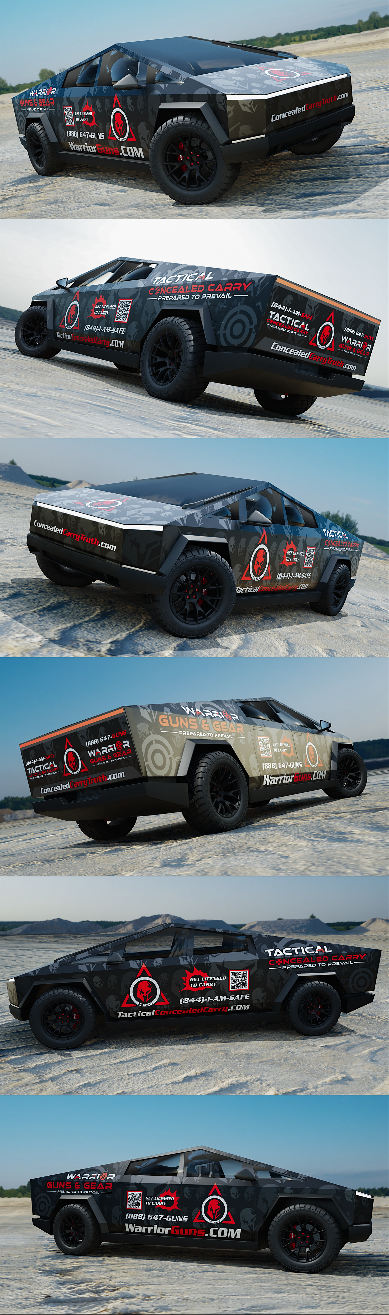 Car Wrap Design by Panji A. for Tactical Concealed Carry | Design #33830892