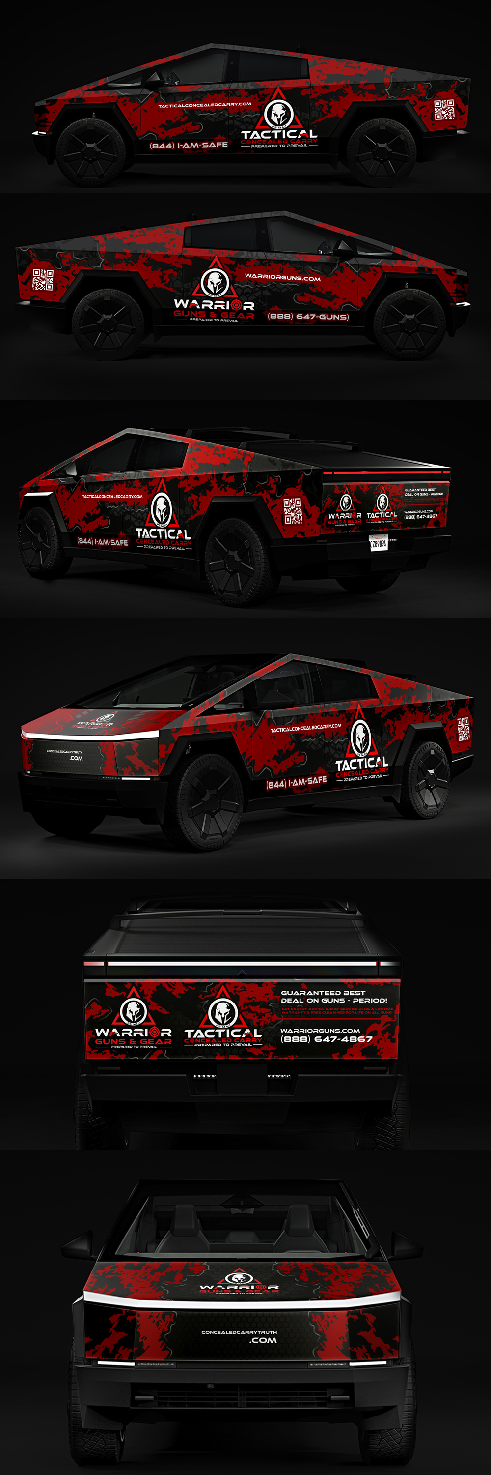 Car Wrap Design by DESIGN SOLUTIONS 007 for Tactical Concealed Carry | Design #33721474