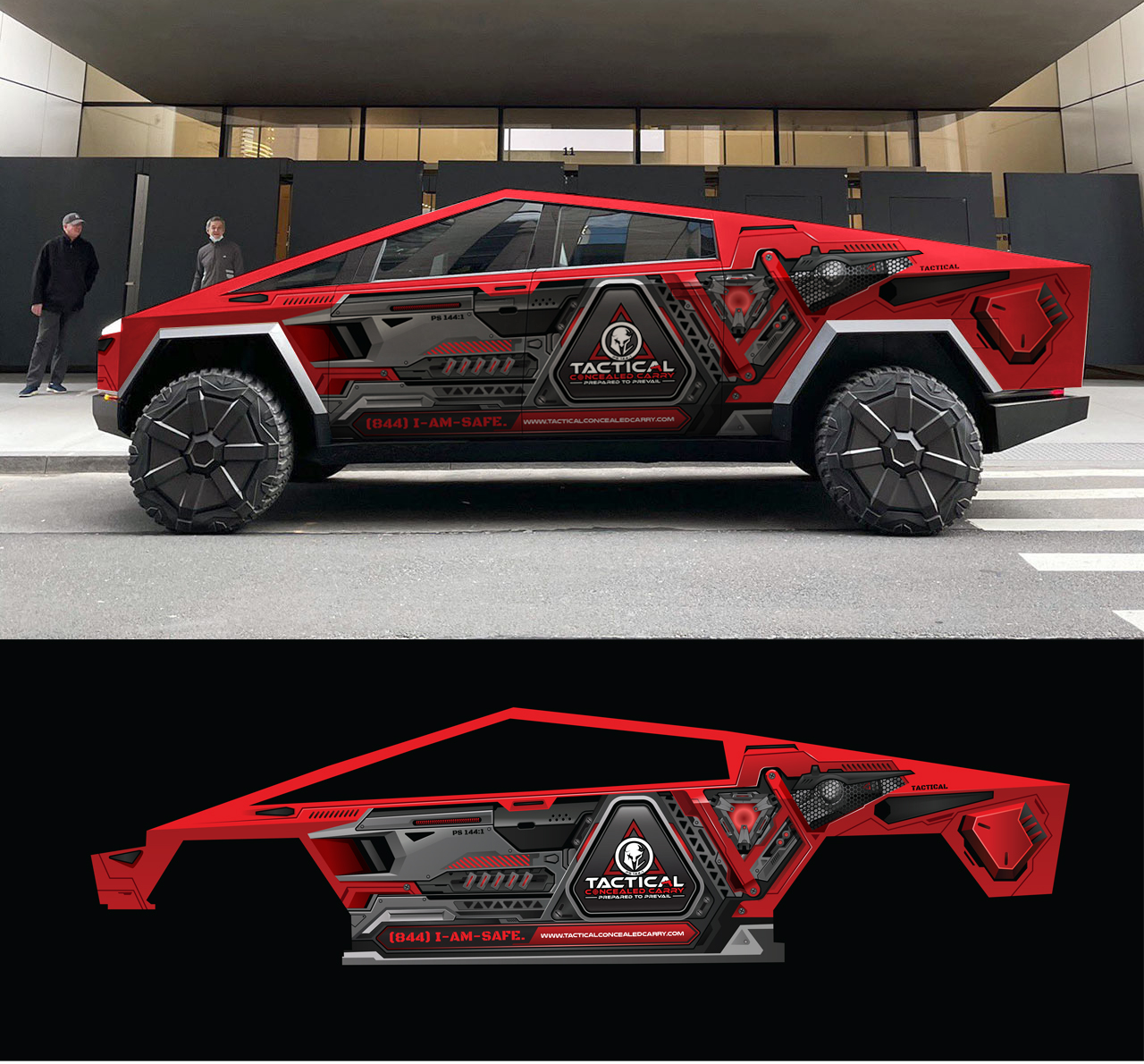 Car Wrap Design by icirotrisna for Tactical Concealed Carry | Design #33724994