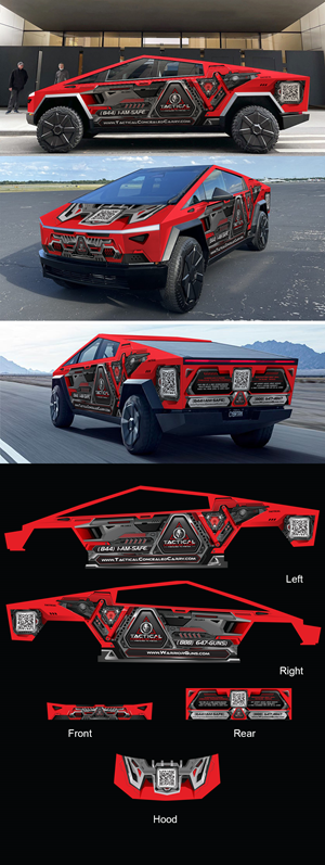 Car Wrap Design by icirotrisna for Tactical Concealed Carry | Design #33775730
