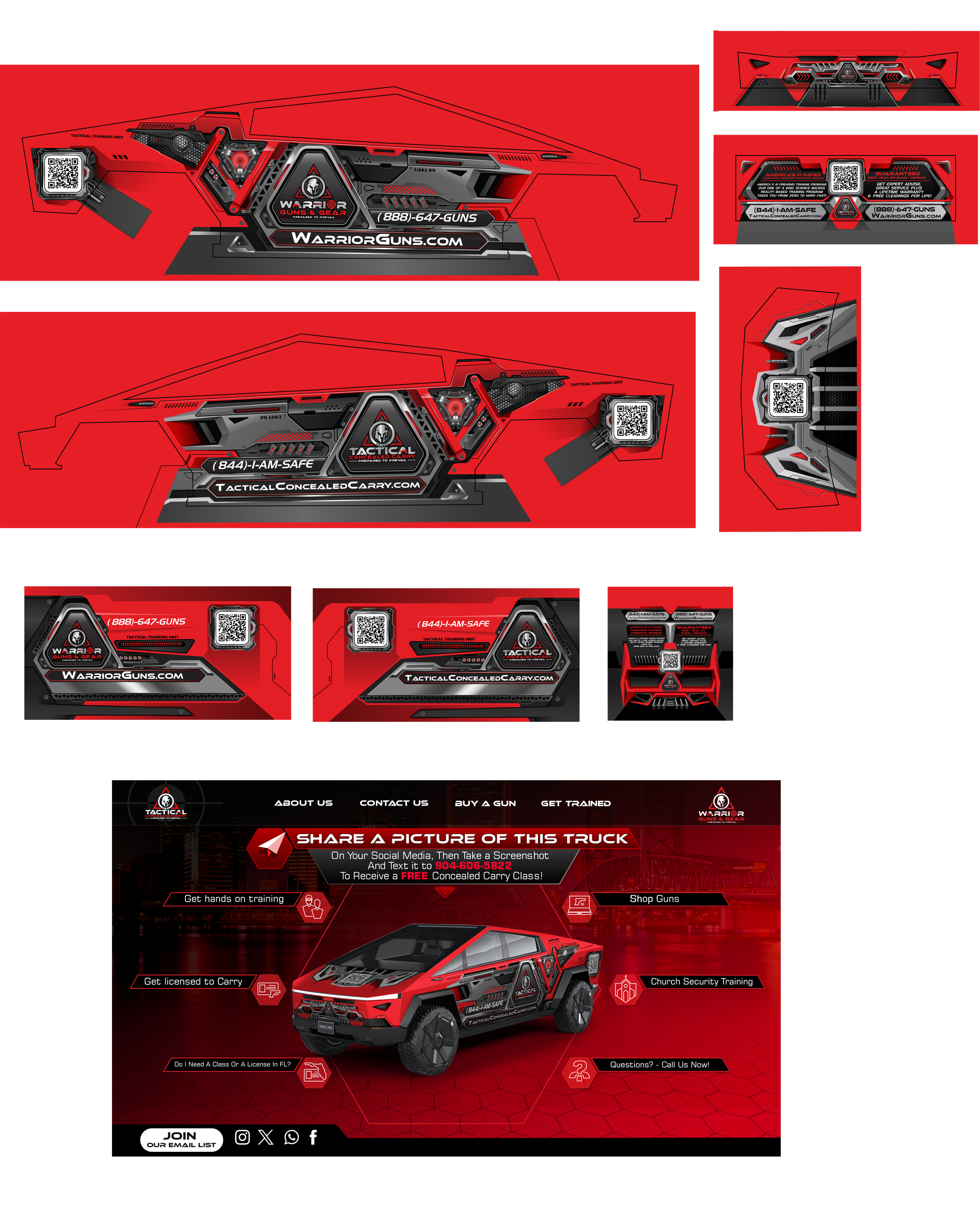 Diseño de Rotulación de Vehículo por icirotrisna para Tactical Concealed Carry | Diseño: #33846642
