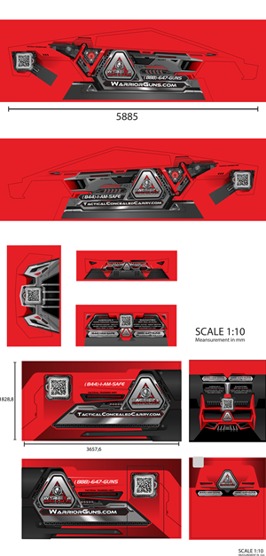 Diseño de Rotulación de Vehículo por icirotrisna para Tactical Concealed Carry | Diseño: #33878447