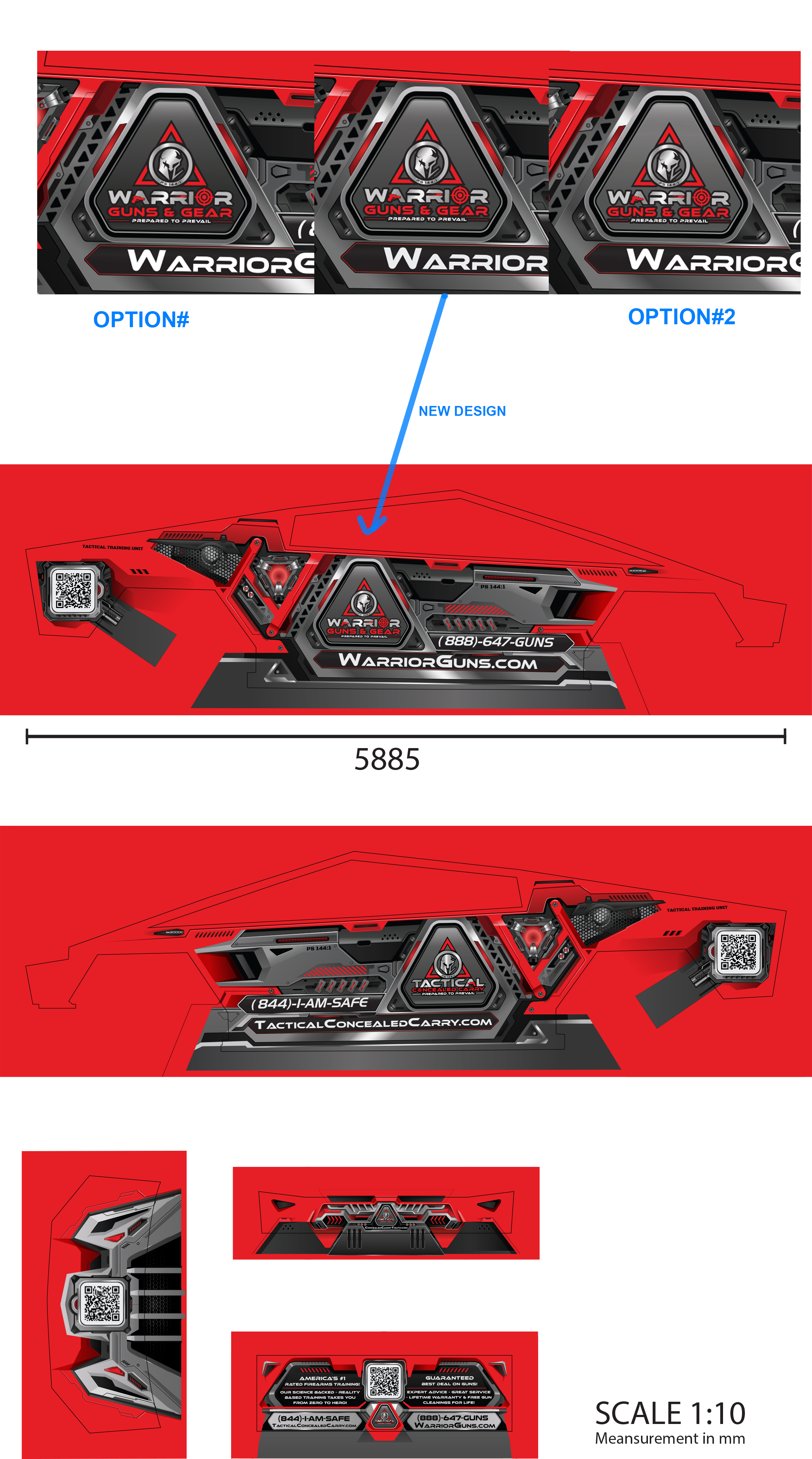 Diseño de Rotulación de Vehículo por icirotrisna para Tactical Concealed Carry | Diseño #33895359