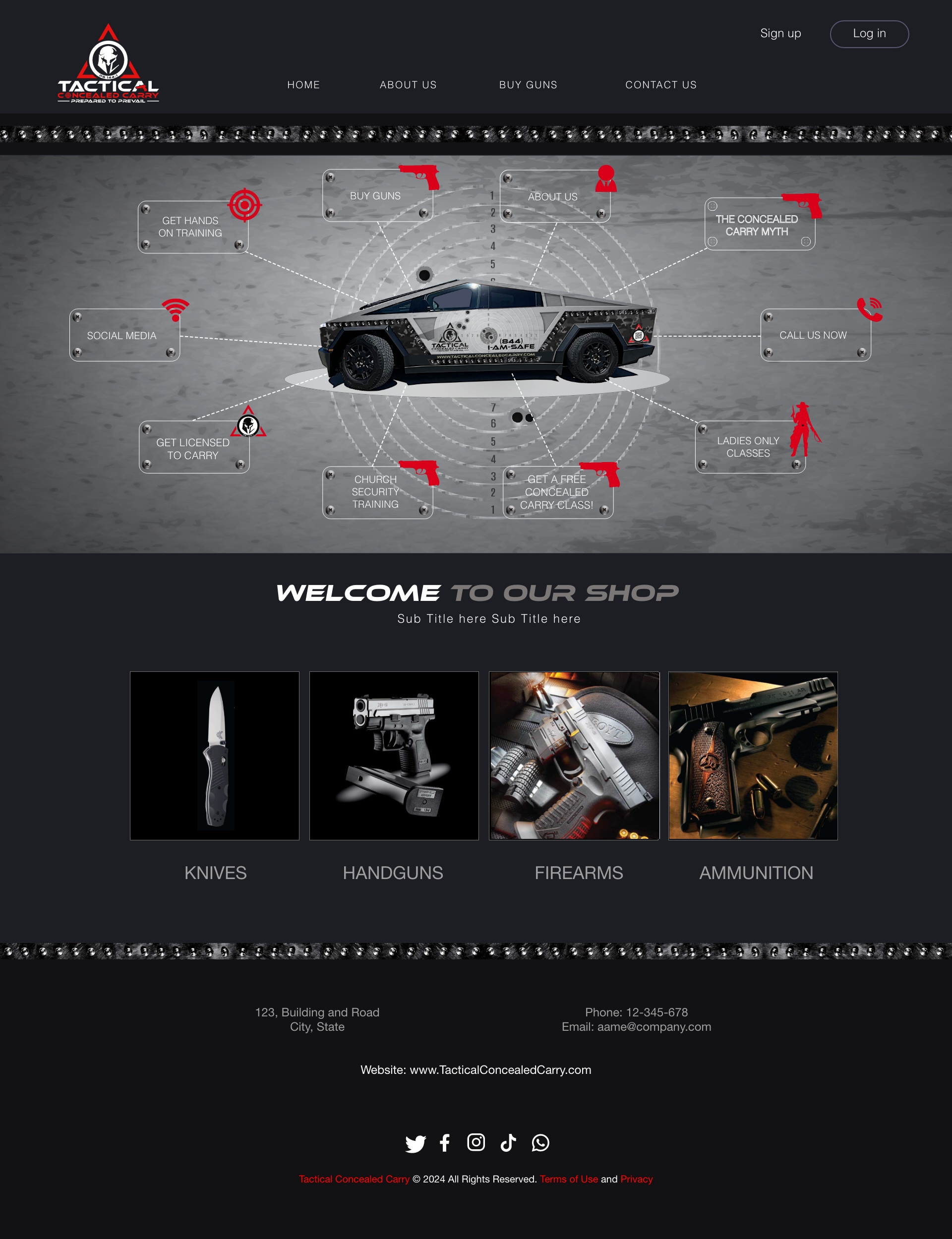 Car Wrap Design by Creative D2024 for Tactical Concealed Carry | Design #33638697