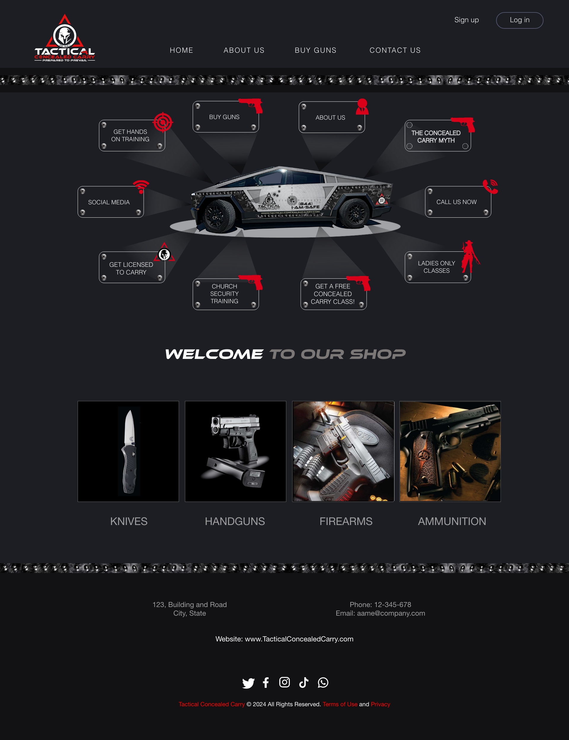 Car Wrap Design by Creative D2024 for Tactical Concealed Carry | Design #33638698
