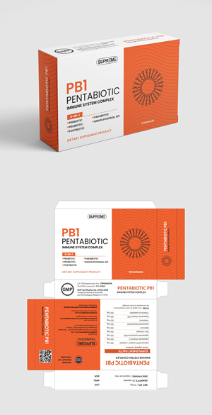 12+4 box dietary supplements  Pentabiotic(4), Defender(12)