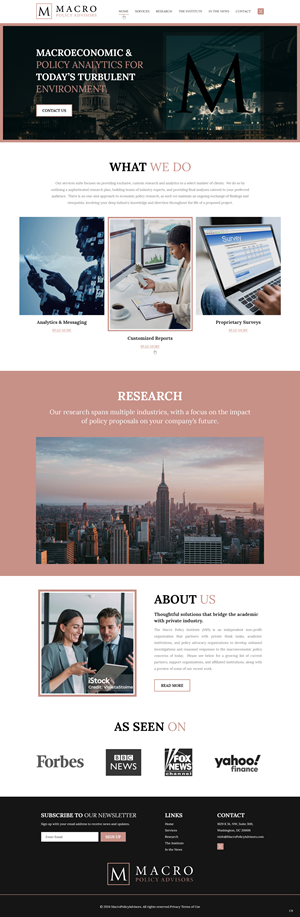 Squarespace Design by pb for this project | Design: #33626908