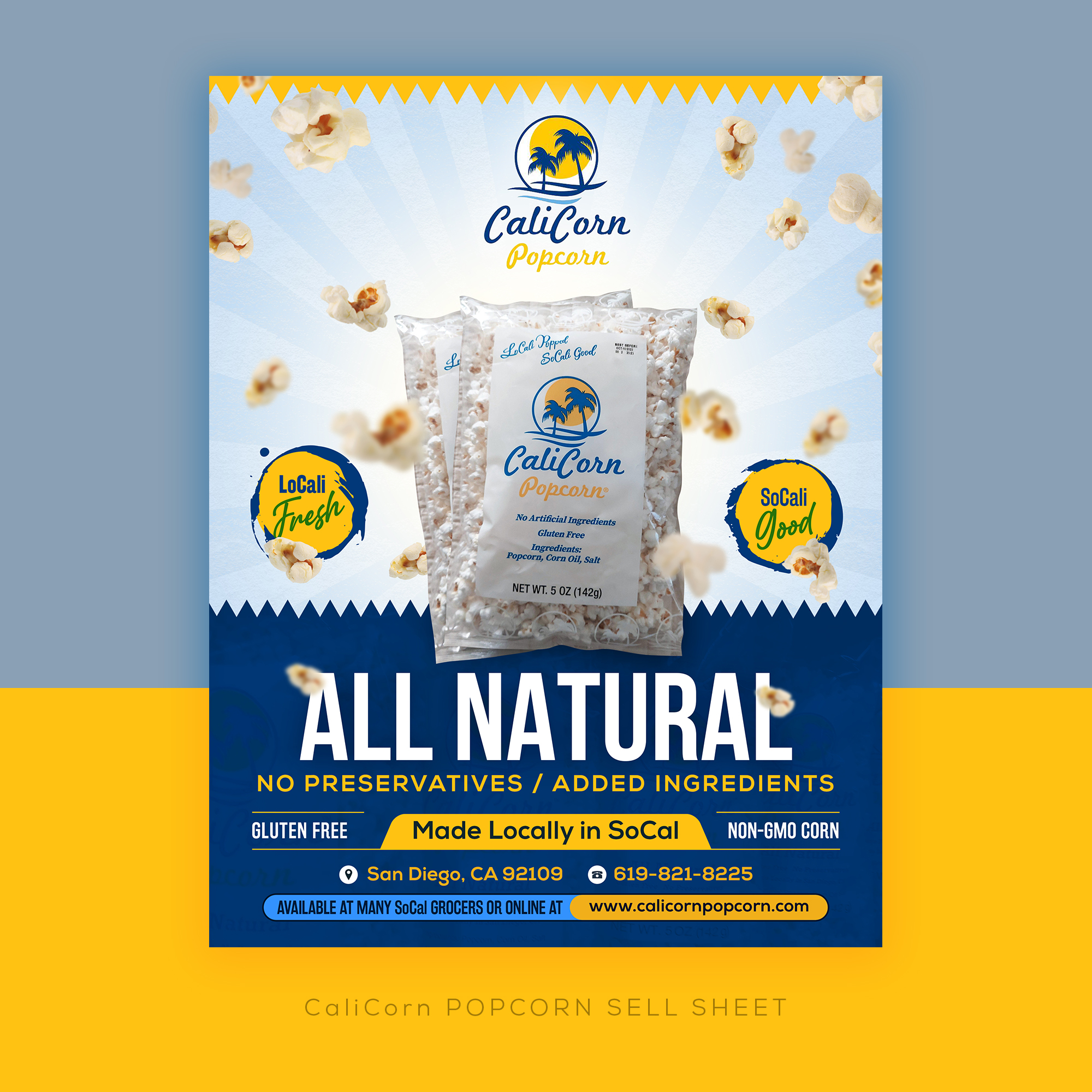 Flyer-Design von debdesign für Calicorn Popcorn | Design #33624685