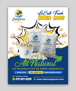 Flyer-Design von debdesign für Calicorn Popcorn | Design: #33625457