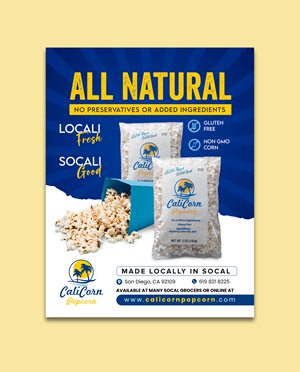 Flyer-Design von debdesign für Calicorn Popcorn | Design: #33625467