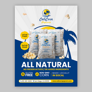 Flyer-Design von debdesign für Calicorn Popcorn | Design: #33625491